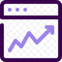 Analise Da Web Grafico Da Web Grafico Ícone