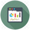 Web Analytics Classificacao Ícone