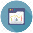 Web Analytics Classificacao Ícone