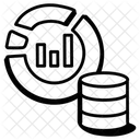 Grafico De Banco De Dados Analise De Banco De Dados Estatisticas De Banco De Dados Ícone