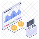 Grafico Bitcoin Grafico Bitcoin Analise Bitcoin Ícone