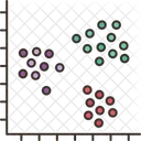Análise de agrupamento  Ícone