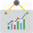 Linha Grafico Analise Ícone