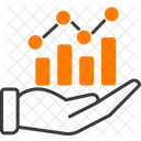 Analise De Dados Grafico De Barras Crescimento Ícone