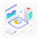 Analise De Dados Insights Metricas Ícone