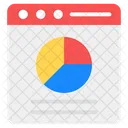 Analise De Dados Desempenho De SEO Analise Da Web Ícone