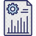 Analise De Dados Relatorio Financeiro Grafico Ícone