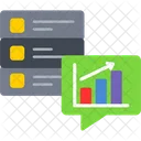 Grafico De Banco De Dados Relatorio De Banco De Dados Relatorio De Servidor Ícone