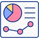 Análise de dados gráficos  Ícone