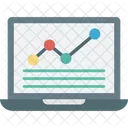 Analise De Dados Desempenho De SEO Analise Da Web Ícone