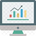 Analise De Dados Desempenho De SEO Analise Da Web Ícone