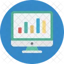 Analise De Dados Desempenho De SEO Analise Da Web Ícone