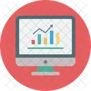 Analise De Dados Desempenho De SEO Analise Da Web Ícone
