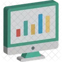 Analise De Dados Desempenho De SEO Analise Da Web Ícone