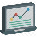 Analise De Dados Desempenho De SEO Analise Da Web Ícone