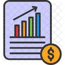 Analise Da Divida Aumento Economia Ícone