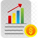 Analise Da Divida Aumento Economia Ícone