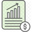 Analise Da Divida Aumento Economia Ícone