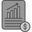 Analise Da Divida Aumento Economia Ícone