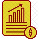 Analise Da Divida Aumento Economia Ícone