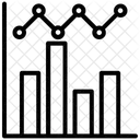 Análise de gráfico de barras  Ícone