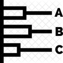 Análise de gráfico de barras  Ícone