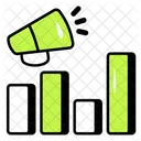 Analise De Marketing Analise Grafico Ícone