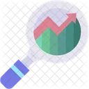 Analise De Mercado Tendencias Dados Ícone