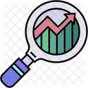 Analise De Mercado Tendencias Dados Ícone