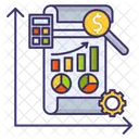 Mercado Analise Relatorio Ícone