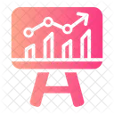 Analise De Mercado Barra Grafico Ícone