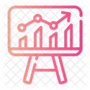 Analise De Mercado Barra Grafico Ícone