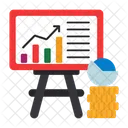 Analise De Negocios Analise Grafico Ícone