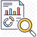 Analise De Negocios Analise De Relatorios Monitoramento De Relatorios Ícone