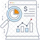 Analise De Negocios Grafico Financeiro Grafico De Negocios Ícone