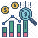 Analise De Pesquisa Grafico Analitico Grafico Ícone