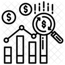 Analise De Pesquisa Grafico Analitico Grafico Ícone