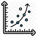 Estatisticas Analise De Dados Grafico De Pontos Ícone