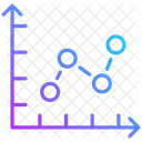 Análise de regressão  Ícone