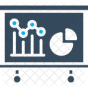 Analise De Renda Grafico De Estatisticas Crescimento De Renda Ícone