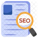 SEO Otimizacao De Mecanismos De Busca Analise De SEO Ícone