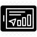 Analise Da Web Estatisticas De Sites Analise On Line Ícone