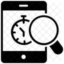 Analise De Tempo Gerenciamento De Tempo Aplicativo De Cronometro Ícone