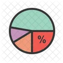 Concorrente Analise Grafico De Pizza Ícone