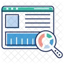 Analise De Sites Monitoramento De Sistema Analisador De Sistema Ícone