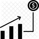 Crescimento Analise Financeira Grafico De Barras Ícone