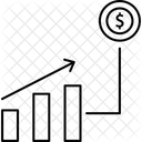 Crescimento Analise Financeira Grafico De Barras Ícone