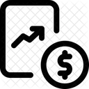Analise Financeira Relatorio De Crescimento Financeiro Grafico Ícone