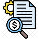 Analise Financeira Relatorio Projeto Icon