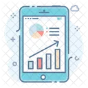 Pesquisa De Producao Analise Movel Pesquisa De Marketing Ícone